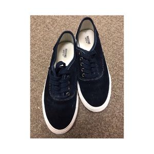 Navy Courderoy Shoes